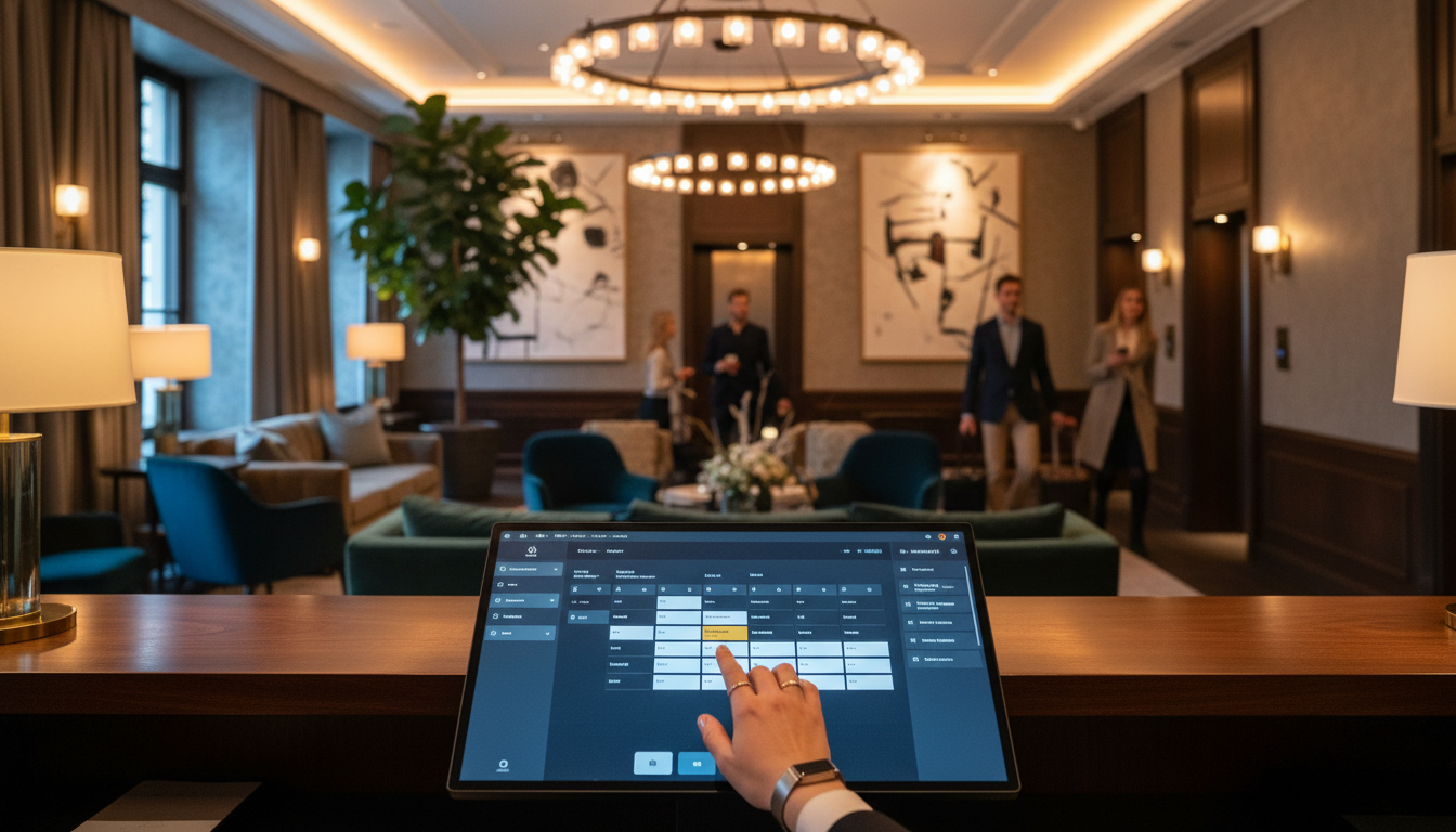 Illustration de la gestion hôtel